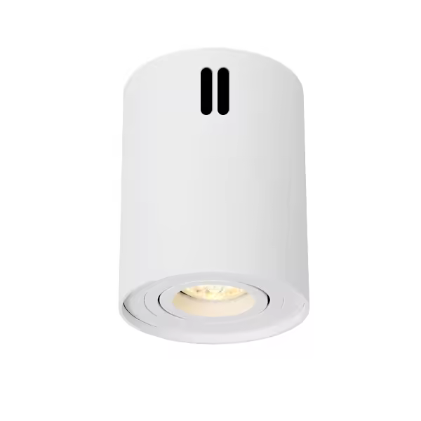 IluminaShop - Plafon de Superficie Basculante Circular Blanco para GU10 - 1