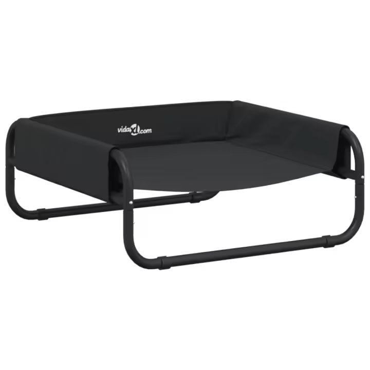 Cama Elevada para Perros Canvas Oxford y Maple gris anthracita - 1