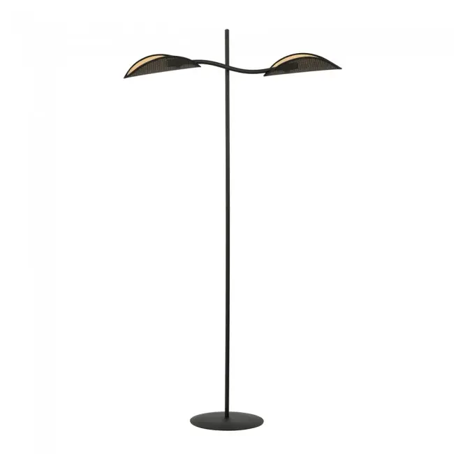 Wonderlamp Lámpara de pie Flik Negro (2 luces) - 1