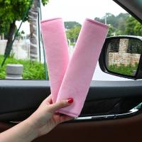 Cubiertas De Cinturón De Seguridad De Coche 2pcs Accesorios De Coche Fundas Para Cinturón De Hombro Suaves Para Adultos En Color Negro Y Rosa - details 14