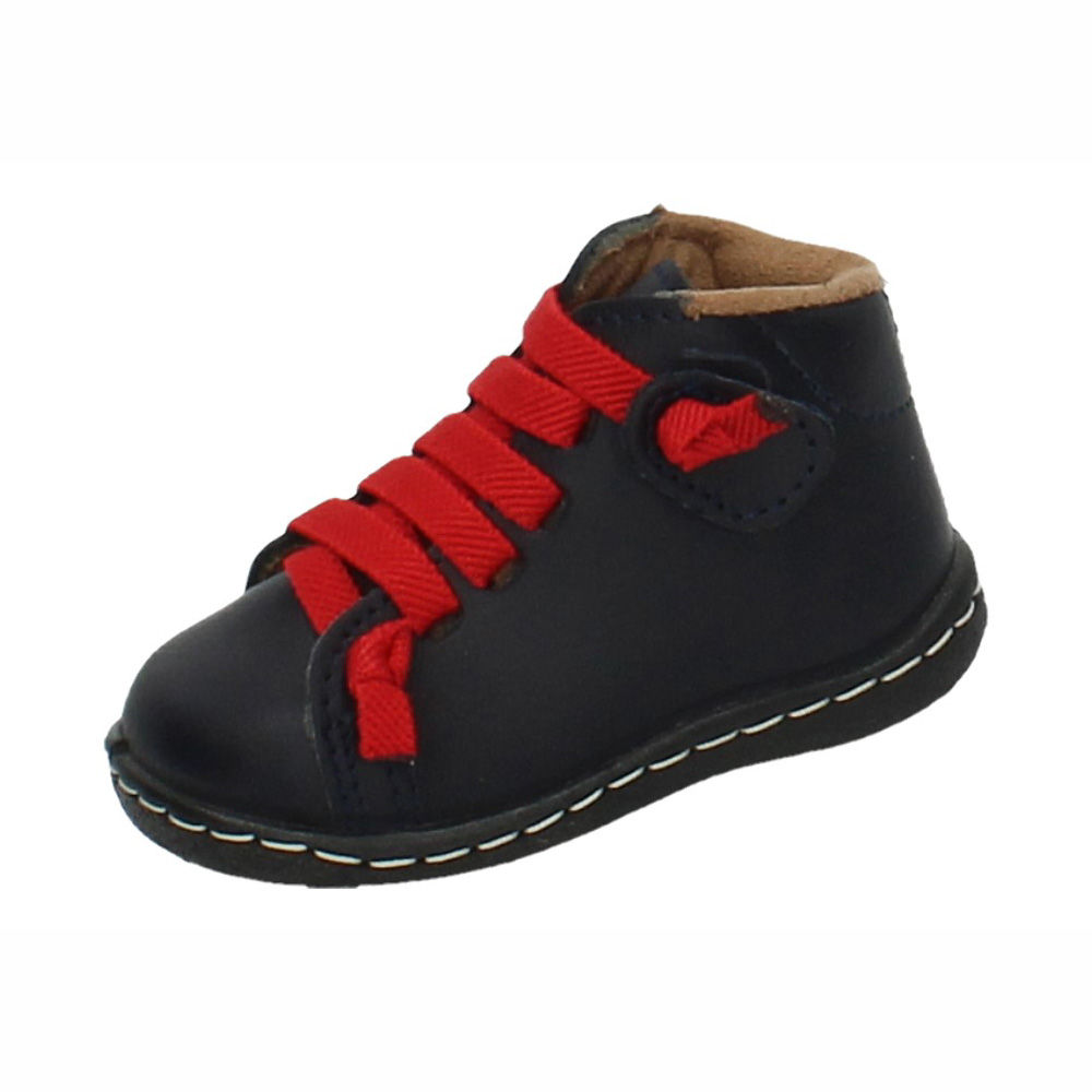 Botas-botines marca ZAPATOP para niño en color marino. BOTÍN TOBILLERO PIEL