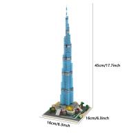 Juego De Bloques 3DSaudi Skyline Modelo Arquitectónico De Decoración Para El Hogar Kit De Bloques De Construcción Para Regalo Para Adolescentes Y Adultos - details 2