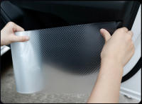 Pegatina De Protección Para Puerta De Coche Anticolisión Invisibles Resistentes a Rasguños De Fibra De Carbono Película Transparente Para Puerta Y Maletero - details 7