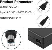 FGNS. Cargador para Patinete Electrico Xiaomi, Youin,,Ninebot...Xiaomi M365, MI 3, 1s, Essential, Aovo Pro M365, ES80, ESMAX, ESMINI, S3 EW4 - Segway Ninebot ES1 ES2 ES3 ES4 E22 E25 Patinete Electrico 42v 2000 mA - details 1