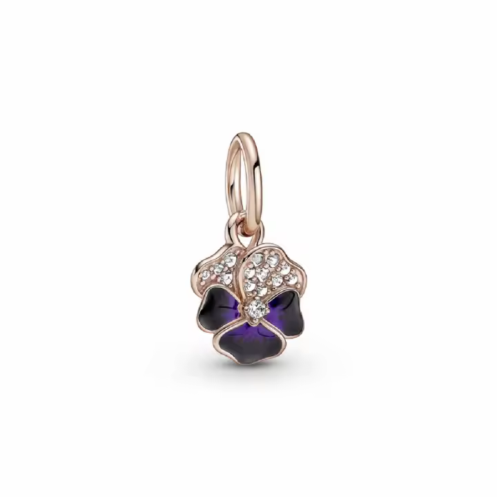 Charm Colgante Pandora Rose Flor Pensamiento - 1