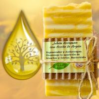 Jabón Artesano Natural con Aceite de Argán. Antiarrugas. PumarShop Cinnia Natura. Hidratante. Indicado para Pieles Maduras. Apto Veganos. - details 2