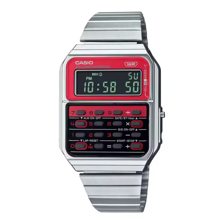 Casio Reloj Ca-500we-4bef Plateado Unisex - 1