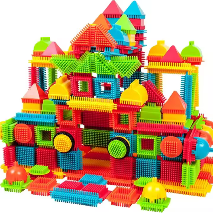 Bloques De Construcción DIY Para Niños Juguetes Educativos Interactivos Y De Aprendizaje Con Pinceladas Formas Variadas Para Juego Parente-Child - 1