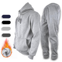 Conjunto De Deporte Para Hombres 2 Piezas Con Sudadera Y Pantalones Adecuado Para Correr Y Jogging Tallas S-3XL Material Poliéster Grueso Estilo Casual - details 11