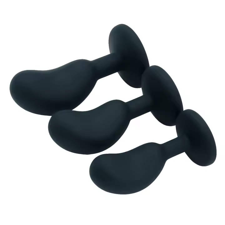 Plug Anal De Silicona Para Principiantes Tamaño Pequeño Medio Grande Massajeador De Vagina Y Prostata Unisex Juguete Sexual Anal Dilatador - 1