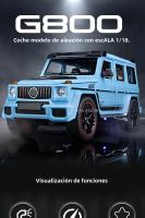 Coche De Escala 1/18 G800 Juguetes De Colección Con Sonido Y Luz Vehículos Todoterreno De Metal Para Niños Regalo Serie - details 0