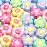 10pcs Abalorios De Acrílico En Forma De Girasol AB 16mm 6 Colores Para Creación De Joyería Pulseras Bolso Llavero Accesorios - details 1