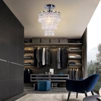 Lámpara De Techo De Cristal Con 3 Capas Y Diamantes Punzantes E27 Luces De Decoración Para Sala De Estar Y Dormitorio Fuente De Energía: Acción De Corriente - details 23
