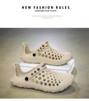 Zapatillas De Verano Para Hombre Clogs EVA Sandalias Planas Transpirables Con Agujeros Para Playa Hogar Descanso Slides - details 20