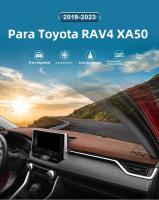 Cubierta De Tablero Para Toyota RAV4 XA50 2019-2024 Tapete Antideslizante Anti-UV Para Coche Hybrido Material Poliéster/Flanela - details 0