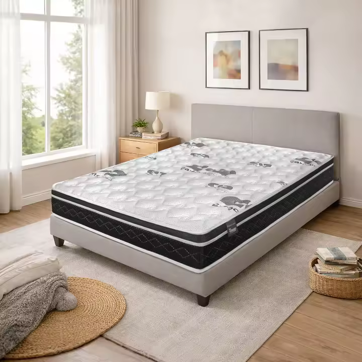 Colchón Viscoelástico HR Memory Carbono de SonnoMattress, Altura 24 cm - 1