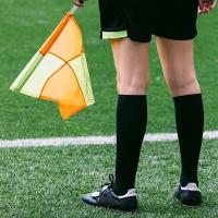 Set De 2 Banderas De Entrenamiento De Fútbol Deluxe Para Arbitros Equipos De Rugby Y Hockey Deportes Material Impermeable Tamaño 40x49cm/44x46cm - details 8