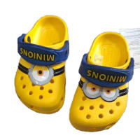 Sandalias De Verano Para Niños Anime Minions Kawaii EVA Zapatillas De Casa Playa Con Agujeros Zapatos De Draining Unisex - details 4