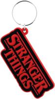 PYRAMID - Llavero Stranger Things - Color : Rojo/Negro - Míde aprox. 6 cm - Material caucho de calidad -  Ideal para los amantes de las series de netflix, amigos y familiares - details 0