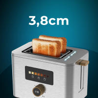 Tostador Vertical Touch&Toast con Pantalla Táctil - 950W - Acero Cecotec - details 5