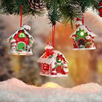 Luz De Colgante LED De Tema Navideño Con Figuras De Pascuero Y Galletas Decoración De Casa Para Año Nuevo Y Fiesta En El Árbol De Navidad - details 1