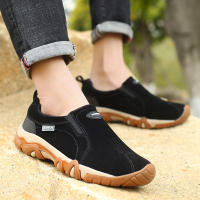 Zapatos De Cuero Para Hombre Casual Transpirables Mocasines De Senderismo No Slip Para Exterior Zapatos De Deporte Para Adultos - details 10