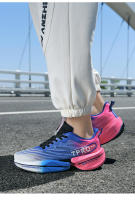 Zapatos De Correr Marathon Para Hombres Y Mujeres Carbono Plateado Con Almohadilla De Latex Cómodos Transpirables Ligeros Antideslizantes Deporte Fitness - details 8