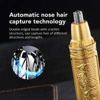 Afeitadora Eléctrica Para Nariz Y Barba Trimmer De Cuello Para Hombres Y Mujeres Kit De Afeitar Rizador De Cejas Y Peluca Razor Remover - details 3