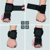 Juego De Agarres Para Músculos De Mano De Entrenamiento De Fuerza Sin Ahogamiento Para Squat Pesas Y Pull-up En Barra Horizontal Antideslizante Para Ejercicio De Fitness - details 6