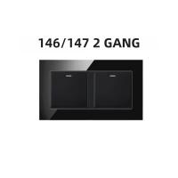 Enchufe De Pared Israël 16A 4000W 1 2 Gang 1way Con USB TipoC Puertos 86/146/147 Salidas Panel De Vidrio Enchufes Estándar Para Uso Residencial Y General - details 2