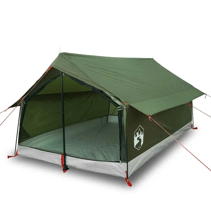 vidaXL Tienda de campaña para 2 personas impermeable verde oliva - 1
