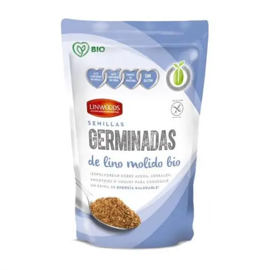 Semillas De Lino Germinadas Molidas 200Gr. Bio - 1