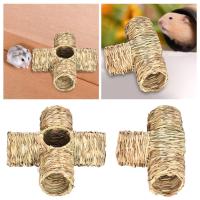 Túnel De Hierba Para Hamster Juguete De Juglaría Para Mascotas Rascacielos De Paja Duradero Para Conejos Cochinillos Ratones Chinchillas Erizos Surtido De Colores - details 3