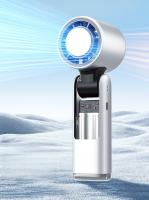 Ventilador de enfriamiento semiconductora portátil turbo - 100 velocidades, pantalla digital, viento potente y función de hielo rápido - details 7