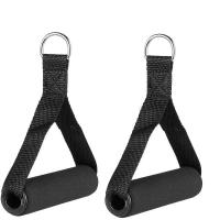 Manija De Resistece Para Gimnasio De Nylon Antideslizante Para Ejercicios De Fortalecimiento Muscular En Máquina De Cables Accesorio Deportivo Unisex - details 3