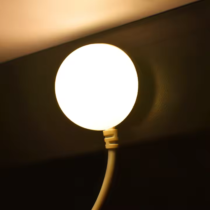 Luz Nocturna USB Portátil 3W 5W LED Con Imán Y Cable De 1.5m Para Lectura En Dormitorio Y Habitación Para Niños Con Interruptor - 1