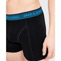 Pack 3 Bóxers Jack & Jones, modelo Waistband 12127816, en color Negro - details 2