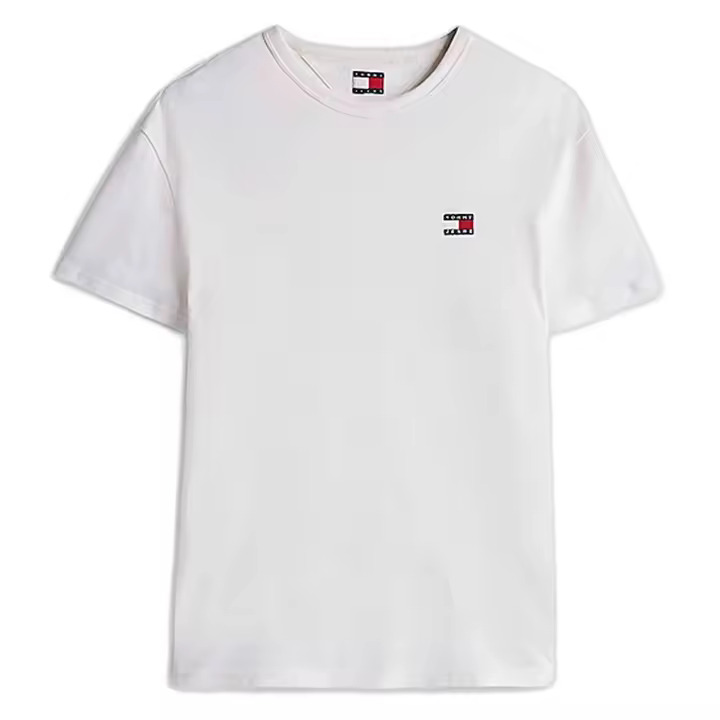 Camiseta de Manga Corta Tommy Jeans Dm0Dm20322Ybl para hombre en color blanco - 1