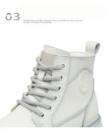 Botas De Moto Para Hombre Alta Corte Invierno Con Cierre De Cremallera Lateral Botas De Lluvia Calientes De Exterior Talla 46 - details 5