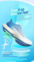 Zapatillas De Correr ONEMIX Para Hombre Y Mujer Transpirables Con Malla Almohadillado Suave Para Caminar Y Correr Outdoor - details 10