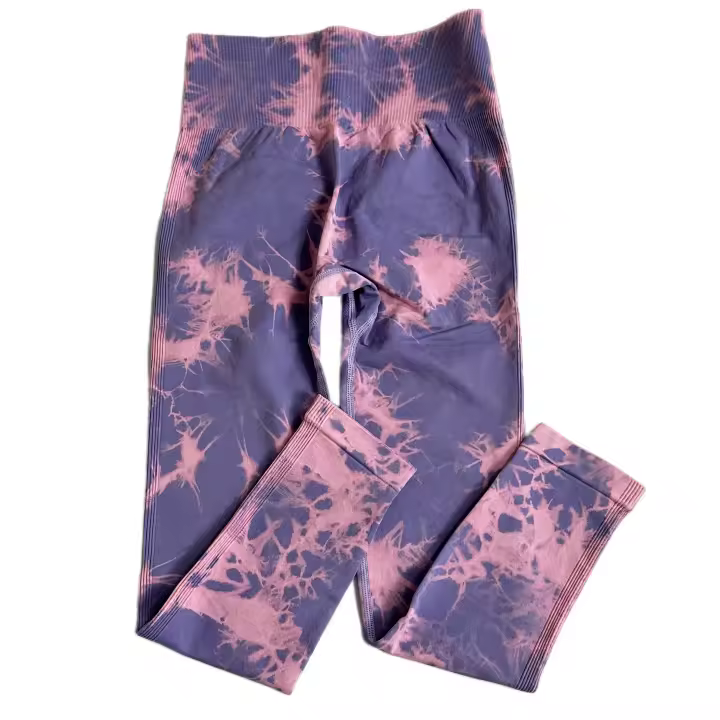 Pantalones De Yoga De Cintura Alta Sin Costuras Para Mujer Levanta Glúteos Pierna Larga Elasticidad Completa Fitness Running - 1
