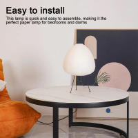 Lámpara De Piso LED Estilo Wabi Noguchi Isamu Japonés Con Papel De Arroz Luz Nordica Para Sala Y Dormitorio Zen Estudio Arte - details 4