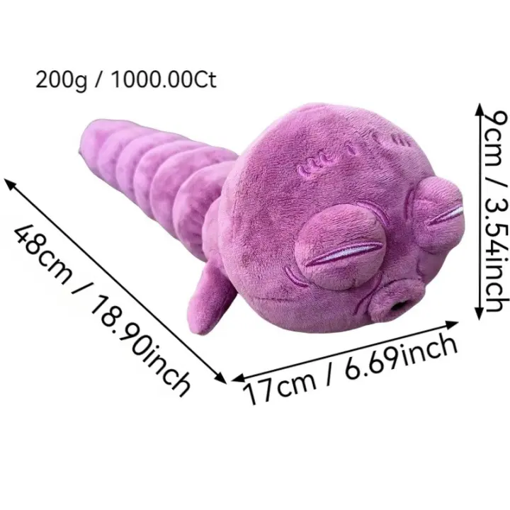 Peluche de Oruga Maldita - Muñeca Creativa de Estilo Fantasía - 1
