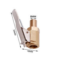 Conector De Válvula De Neumático Para Coche Adaptador De Clip-in De Cobre 8mm Para Bomba De Inflado De Neumáticos Y Ruedas - details 6