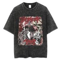 Camiseta De Verano Berserk Para Hombres Estilo Casual Vintage Con Estampado Gráfico Anime Visceral Camiseta Hip Hop Para Calle - details 16