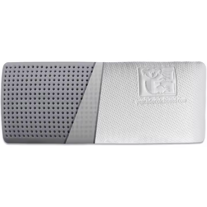 Almohada Viscoelástica de Carbono Perforada con Soporte Óptimo para Cuello y Cabeza - Fabricada en España. Envío rápido en 3 días hábiles - 1