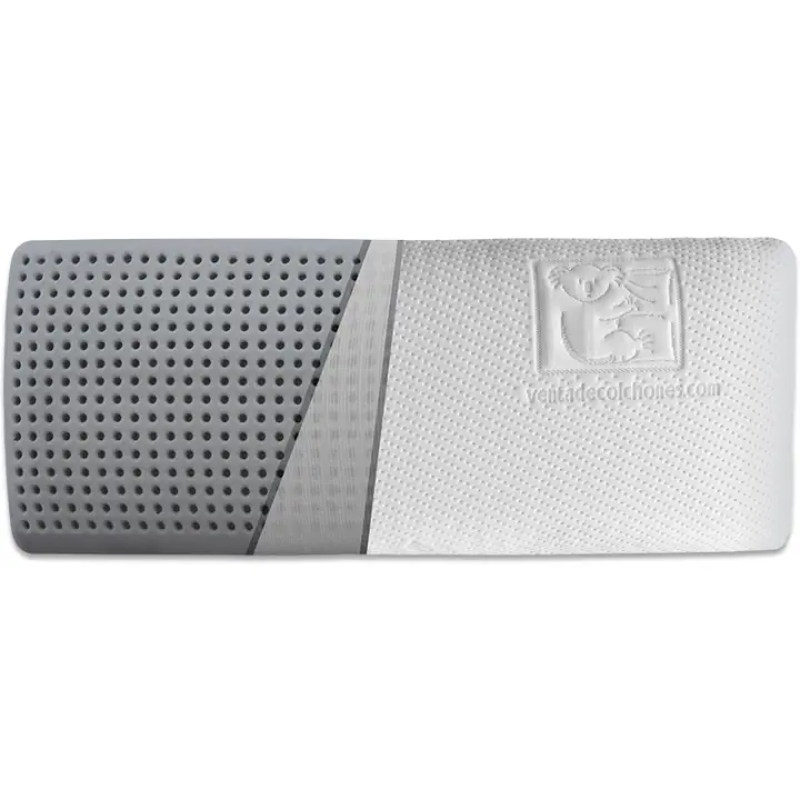 Almohada Viscoelástica de Carbono Perforada con Soporte Óptimo para Cuello y Cabeza - Fabricada en España. Envío rápido en 3 días hábiles - 1