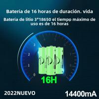 Linterna Frontal LED Potente XHP199 Para Pesca Y Camping Recargable USB 18650 Lámpara Frontal Con Ángulo De Haz De 180° Fuente De Luz LED Batería De Litio Metálico Impermeable - details 10