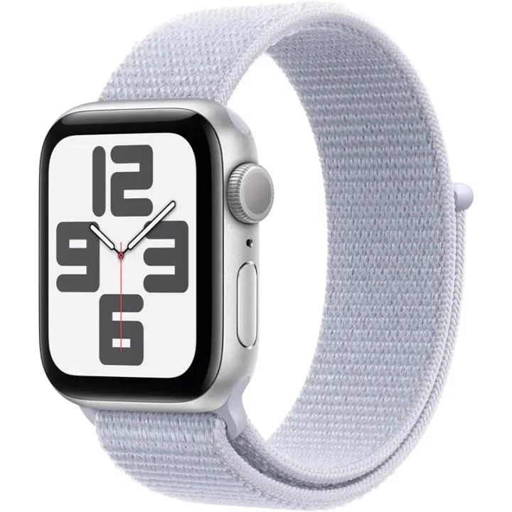 Apple Watch SE 2024 GPS 40 mm CA Plata Aluminio Correa Deportiva Nube Azul - 1