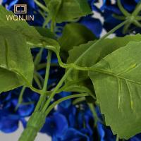 WQNJIN Bouquet De Hydrangea De 5 Cabezas Flores Artificiales De Seda Para Decoración De Fiesta Boda Sala De Estar Hogar Accesorios - details 12